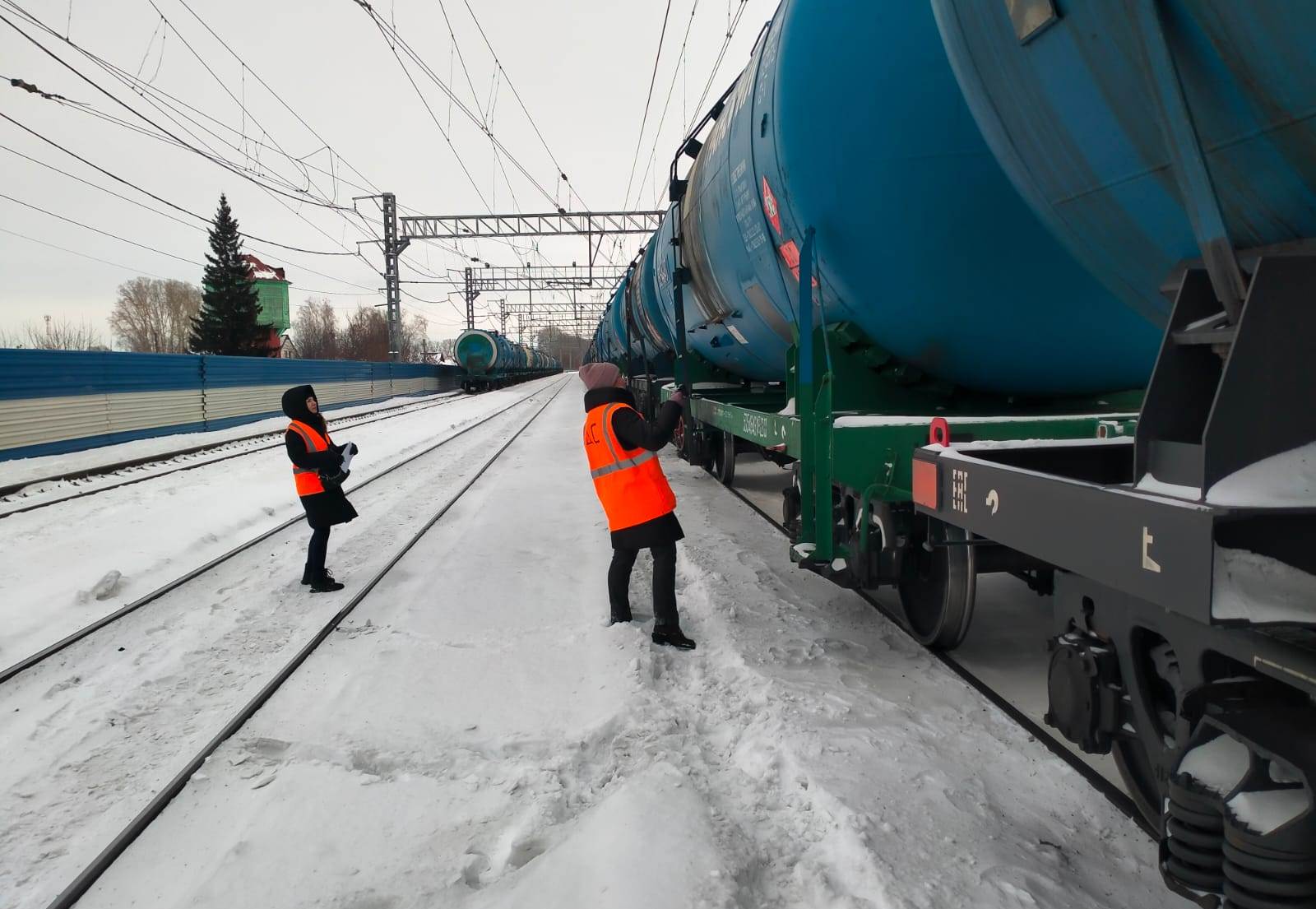 Выездные обследования подвижного состава на станциях массовой погрузки нефтепродуктов